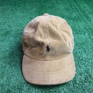 Vintage polo Ralph Lauren corduroy baseball hat